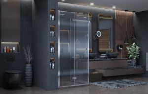 Душевой уголок Ambassador Diamond 12011105L 90x90см левый хром/прозрачное