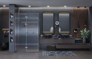 Душевой уголок Ambassador Diamond 12011108L 120x90см левый хром/прозрачное