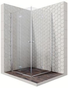 Душевой уголок Ambassador Diamond 12011110 100x100см хром/прозрачное
