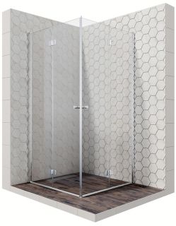 Душевой уголок Ambassador Diamond 12011110 100x100см хром/прозрачное