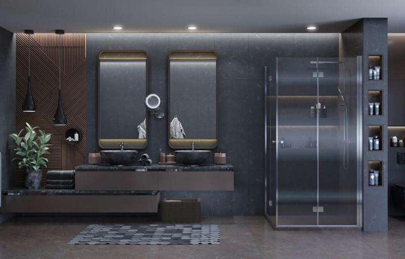 Душевой уголок Ambassador Diamond 12011110 100x100см хром/прозрачное