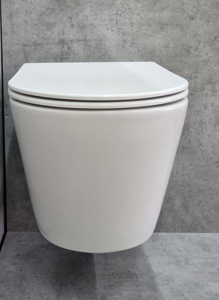 Унитаз CeramaLux TR5178 подвесной с сиденьем Микролифт