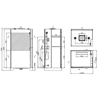 Душевая кабина Black and White Galaxy G8898 115х90 889800 с паром без гидромассажа Душевая кабина Black and White Galaxy G8898 115х90 889800 с паром без гидромассажа