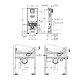 Система инсталляции для унитазов Grohe Rapid SLX 39598000