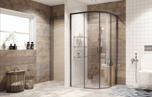 Душевой уголок Ambassador Queen 11011202Black 100x100см чёрный/прозрачное