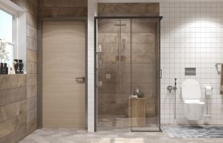 Душевой уголок Ambassador Queen 11011205LBlack 120x80см левый чёрный/прозрачное