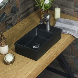 Накладная раковина Melana 9048EYMB 41см чёрный матовый Накладная раковина Melana 9048EYMB 41см чёрный матовый