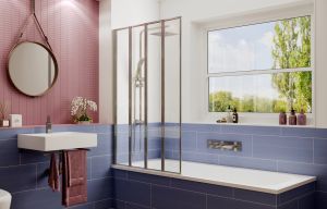 Шторка на ванну Ambassador Bath Screens 16041110L 90см левая хром/прозрачное