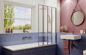 Шторка на ванну Ambassador Bath Screens 16041111R 100см правая хром/прозрачное