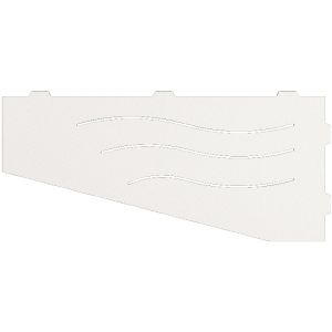 Металлическая полка RGW MT-01W 49279901-01 угловая Белая