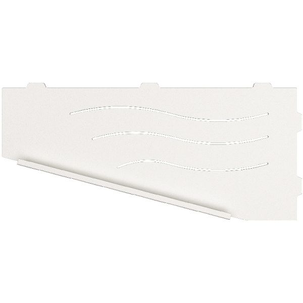 Металлическая полка RGW MT-11W R 49279911-01R угловая Белая