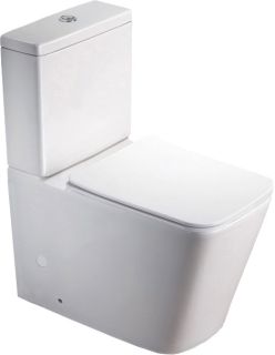 Унитаз-компакт SantiLine SL-5017 безободковый белый Унитаз-компакт SantiLine SL-5017 безободковый белый