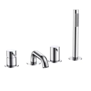 Смеситель на борт ванны AQUAme Siena AQM6219CR хром