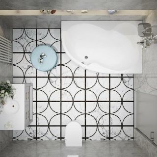 Акриловая ванна Triton Мари Щ0000046123 170x110 см L белый Акриловая ванна Triton Мари Щ0000046123 170x110 см L белый