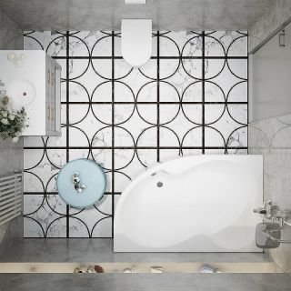 Акриловая ванна Triton Мари Щ0000046124 170x110 см R белый Акриловая ванна Triton Мари Щ0000046124 170x110 см R белый