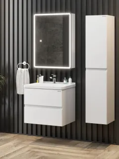 Шкаф-зеркало Onika 207049 Орби 70 с подсветкой универсальный