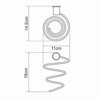 Держатель фена WasserKRAFT Kammel K-1080W белый матовый