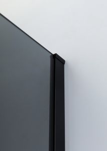 Душевая дверь в нишу CEZARES SLIDER-B-1-100/110-GRIGIO-NERO
