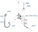 Душевой комплект WasserKRAFT АIme Thermo A171568 T с термостатом хром