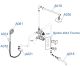 Душевой комплект WasserKRAFT Berkel Thermo A174819 T с термостатом хром