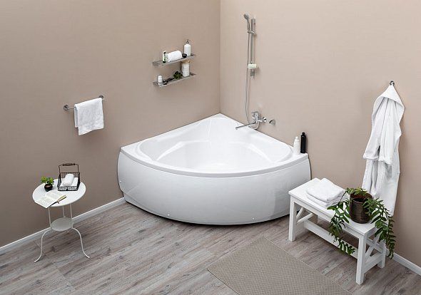 Акриловая ванна Aquanet Flores 150x150
