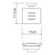 Dill K-3929 Мыльница Dill K-3929 Мыльница