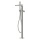 Напольный смеситель для ванны WasserKRAFT Tauber 6421 никель