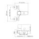 Смеситель для ванны WasserKRAFT Naab 8601 хром