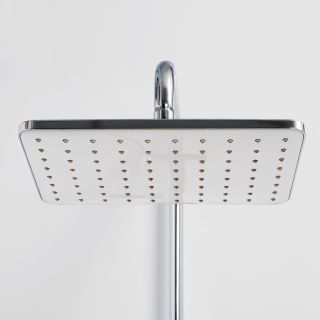 Душевая стойка WasserKRAFT Aller Thermo A11301 с термостатом хром/белый