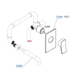 Смеситель для раковины WasserKRAFT Alme A16573 светлая бронза