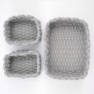 Набор корзин WasserKRAFT Mindel WB-850 Set серый