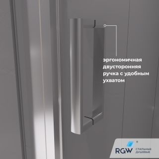 Душевая дверь RGW CL-111 410911108-11 80 см профиль хром стекло прозрачное