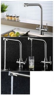 Смеситель для кухни с краном для питьевой воды, сатин BelBagno BB-LAM15-IN Смеситель для кухни с краном для питьевой воды, сатин BelBagno BB-LAM15-IN