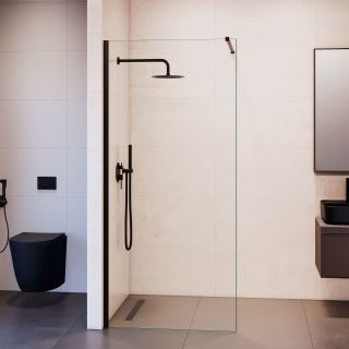 Душевая перегородка RGW WA-210B 351021010-14 100 см профиль чёрный стекло прозрачное