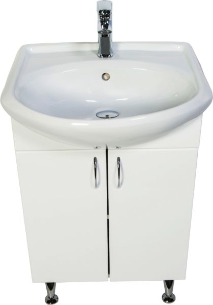 Тумба с раковиной Orange Роса LA-50TUW+RA белый