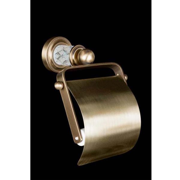 Держатель для туалетной бумаги Boheme Murano Crystal бронза 10901-CRST-BR