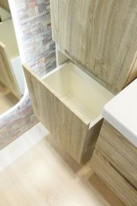 Шкаф подвесной Art&Max Techno 40x160см правый дуб мелфорд AM-Techno-1600-AC-SO-LW823-R