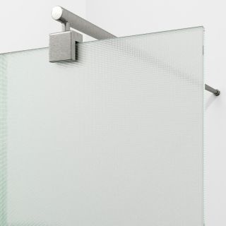 Душевая перегородка WasserKRAFT Rur 30W44BN-TXG 100 см профиль никель стекло текстурное