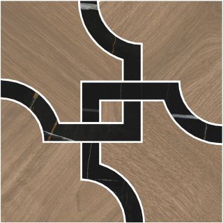 Керамогранит Kerama Marazzi ID132 Декор Монтиони наборный матовый 60x60x0,9