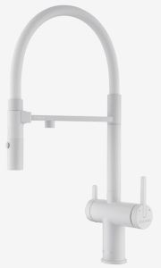 Смеситель для кухни Paulmark Gravity Gr213188-431 белый матовый