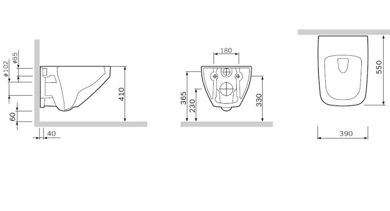 Унитаз подвесной Am.pm INSPIRE 2.0 C50A1700SC FlashClean