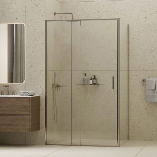 Душевой уголок WasserKRAFT Spree 14P10 120x100 см профиль никель стекло прозрачное