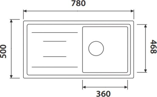 Мойка кухонная KAISER KGM-7850-J