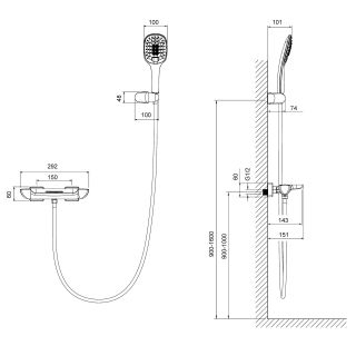 Смеситель для ванны Timo Helmi 4024/00-16Y белый/хром