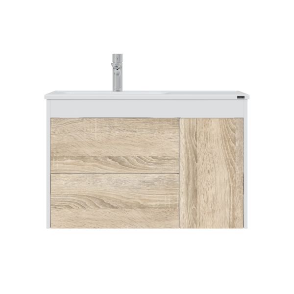 Подвесная тумба под раковину Санта Меркурий 700456 90 см янтарный