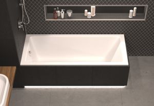 Акриловая ванна Whitecross Wave Slim 0111.160070.100 160x70см белый глянец