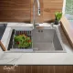 Кухонная мойка Cerutti Spa Gloria CT11257 хром матовый