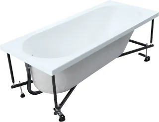 Акриловая ванна Aquanet Lotos 332845 180x80 см с каркасом