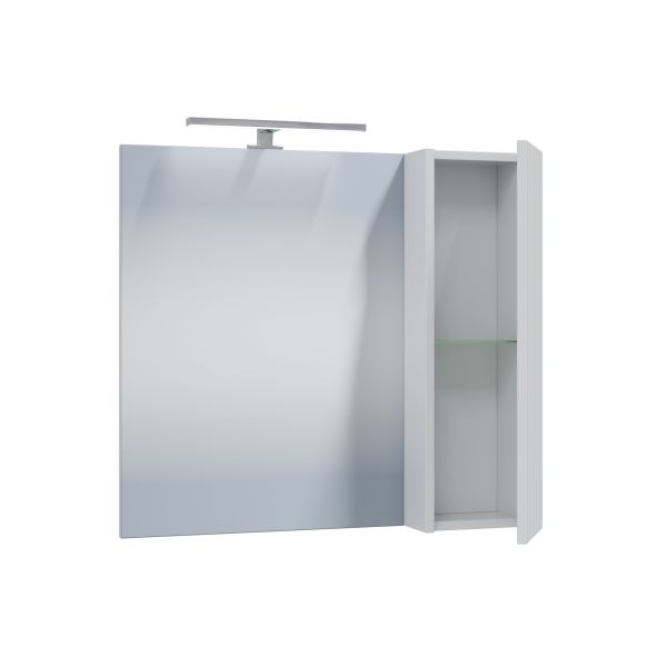 Зеркало-шкаф с подсветкой Санта Юпитер 700367 70 см белый