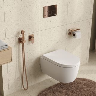 Гигиенический душ со смесителем WasserKRAFT Asphe A7751.290.292.335 розовое золото